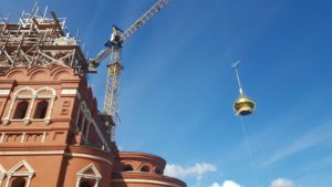 20 сентября первый «куполочек» засиял на кровле Троицкого собора