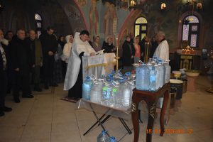 18 января — Великое освящение воды (агиасмы) в канун Крещения Господня
